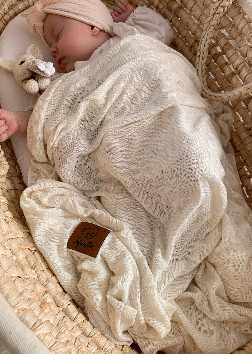 Kocyk bambusowy TINY BAMBOO 100x120cm