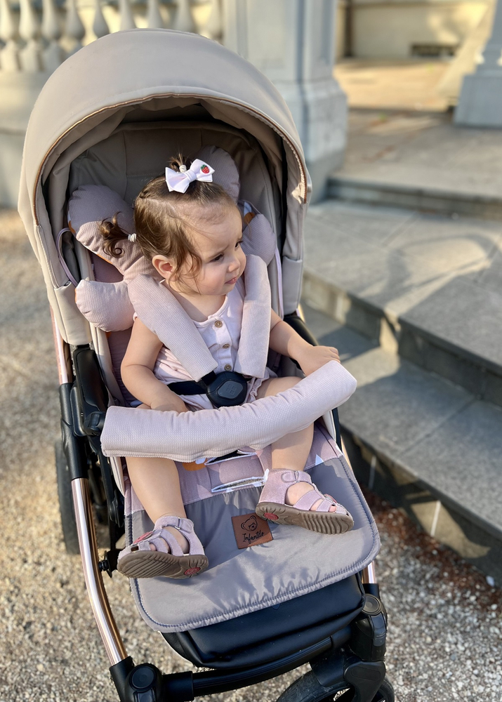 Wkładka do wózka VELVET - ZESTAW