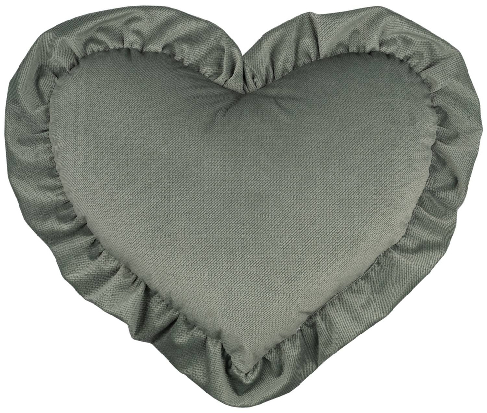 Poduszka dekoracyjna SERCE z falbanką VELVET