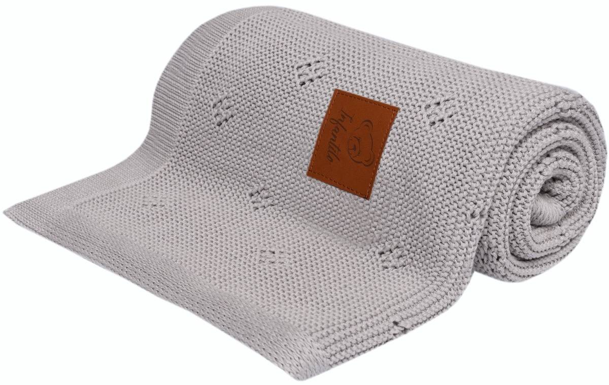 Kocyk dziany BAMBUSOWY DIAMOND 80x100