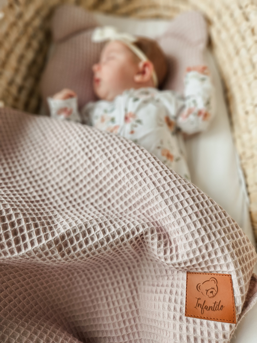 Komplet letni poduszka i otulacz WAFEL