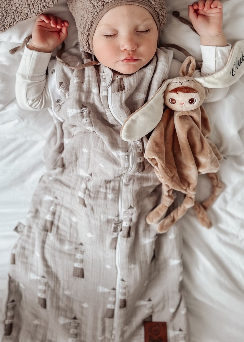 Śpiworek do spania muślinowy PREMIUM light PRINT