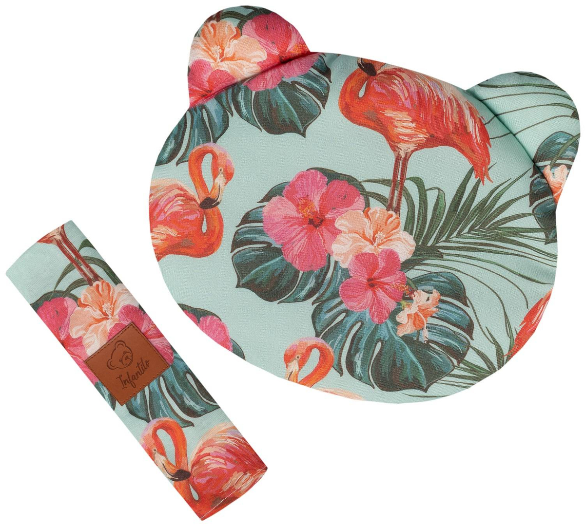 Komplet letni poduszka miś i otulacz BAMBUS