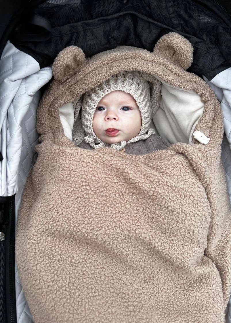 Śpiworek do wózka i fotelika BARANEK BOUCLE