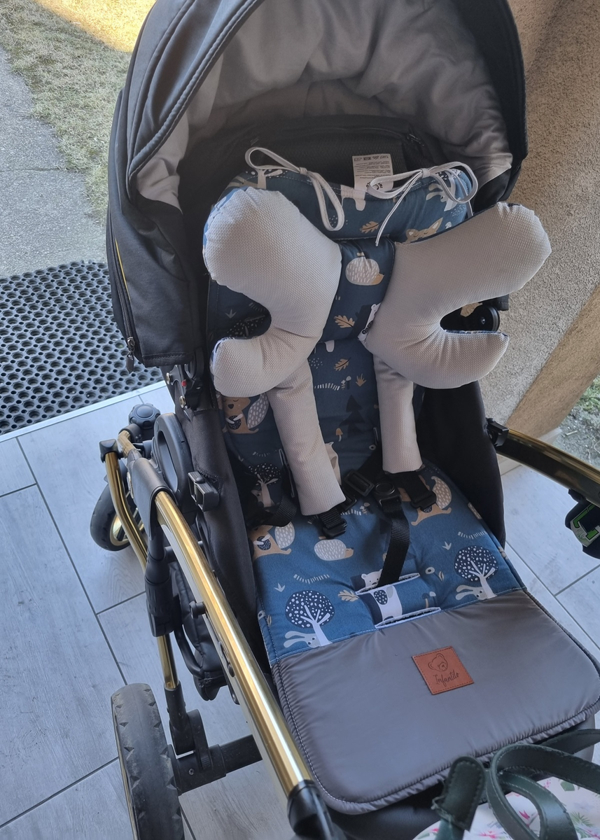 Wkładka do wózka VELVET - ZESTAW