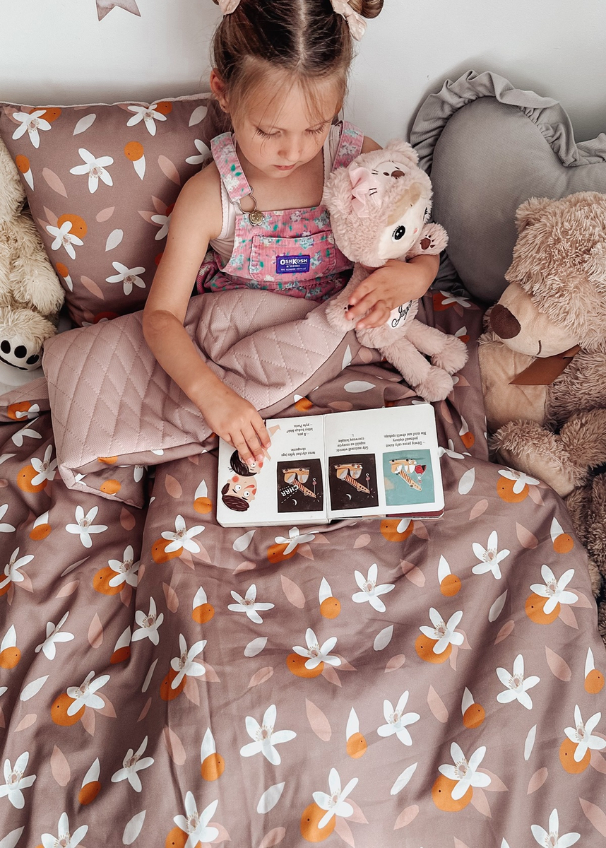 Koc przedszkolaka VELVET 100x135 + poduszka i worek