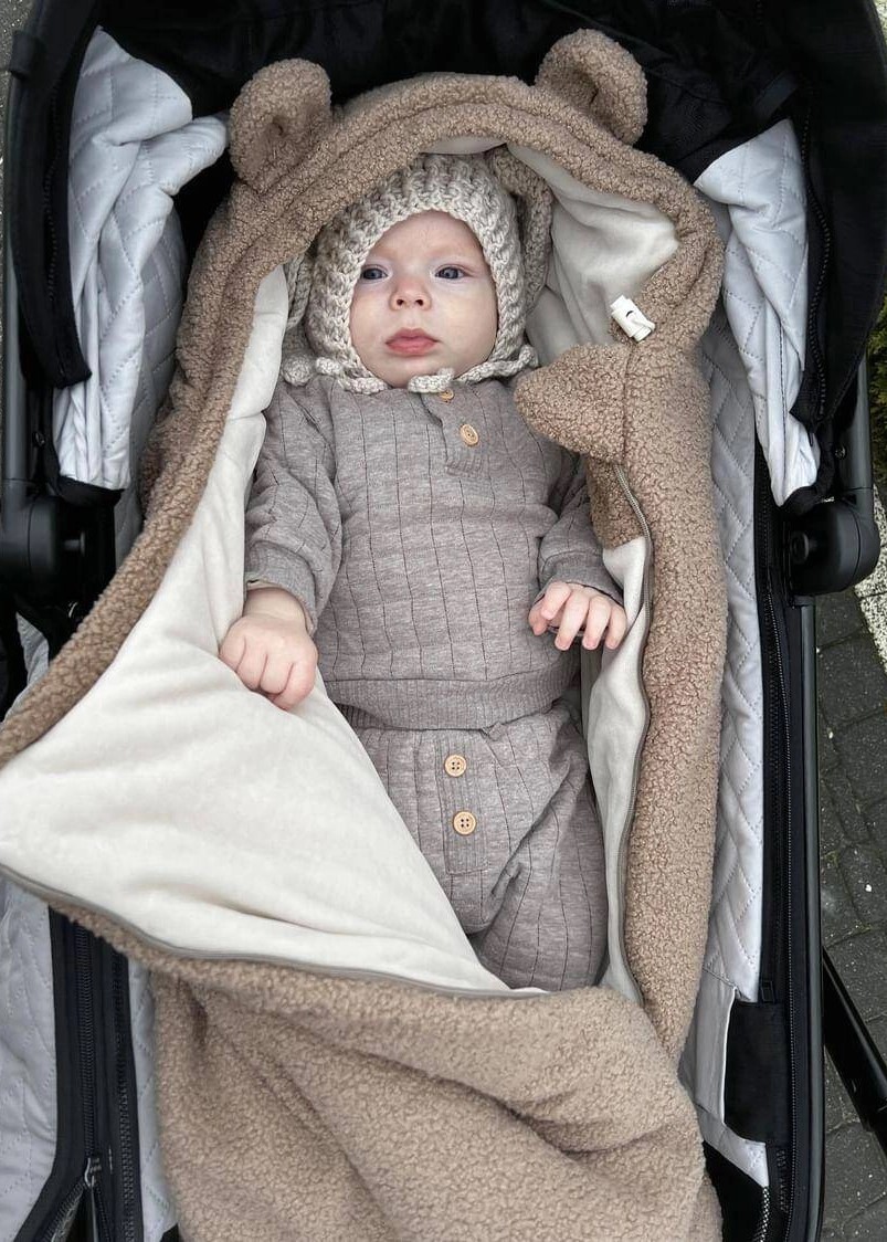 Śpiworek do wózka i fotelika BARANEK BOUCLE