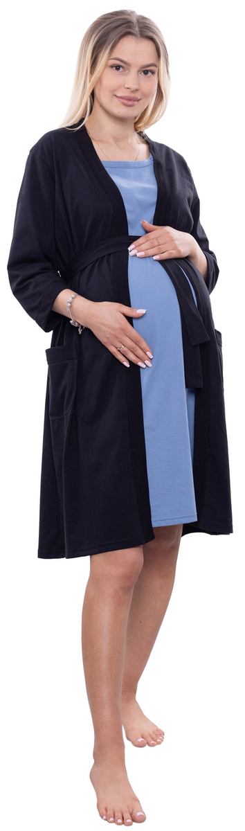 Szlafrok ciążowy LUNA rozm. M