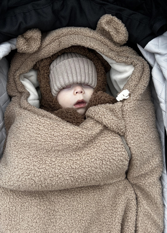 Śpiworek do wózka i fotelika BARANEK BOUCLE