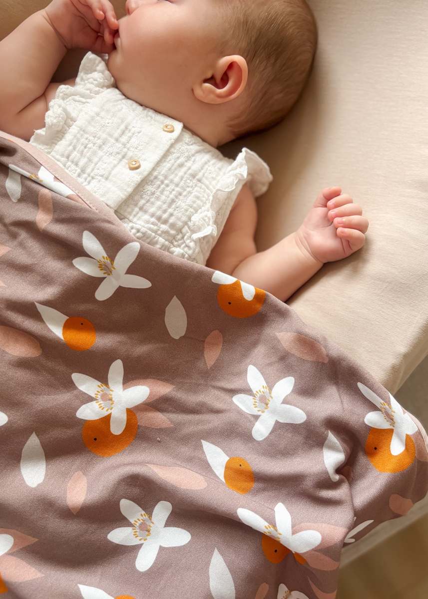 Kocyk letni BAWEŁNIANY 75x100cm