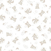 misie na chmurce beżowe