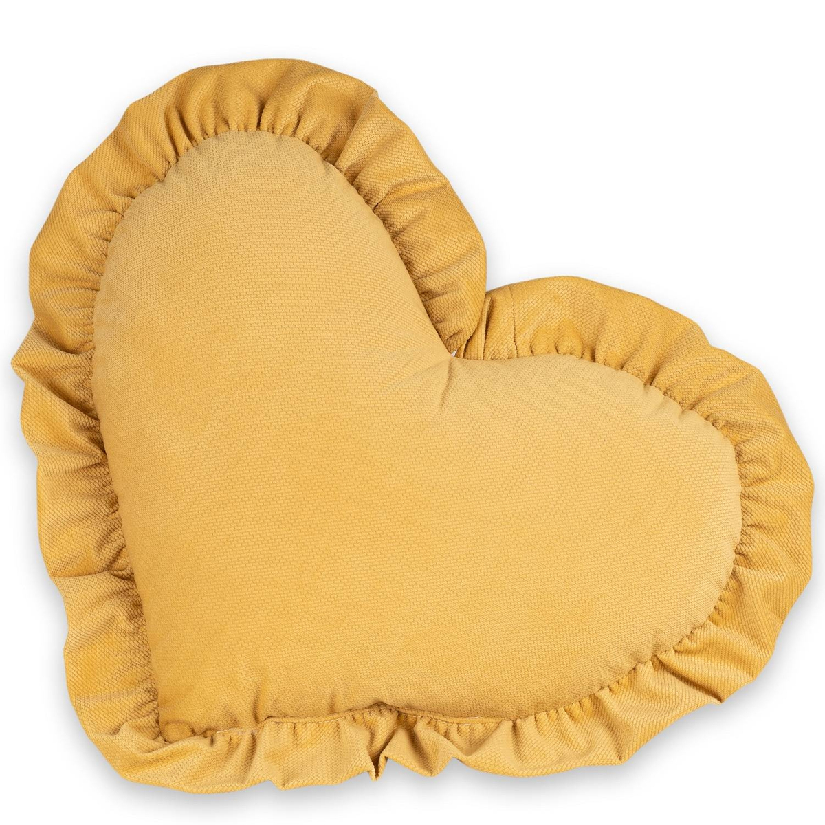 Poduszka dekoracyjna SERCE z falbanką VELVET