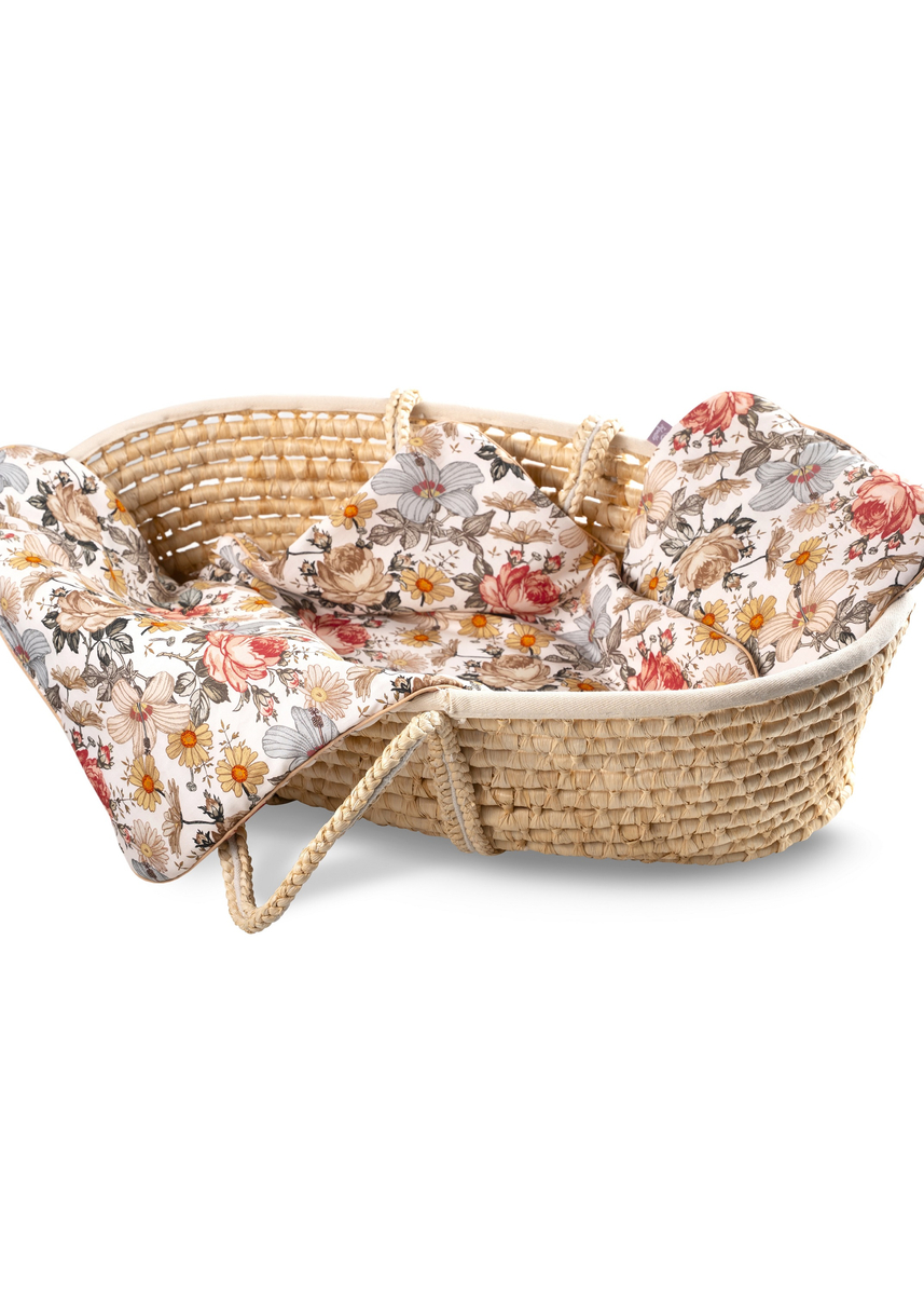 Komplet do wózka bawełniany z wypustką