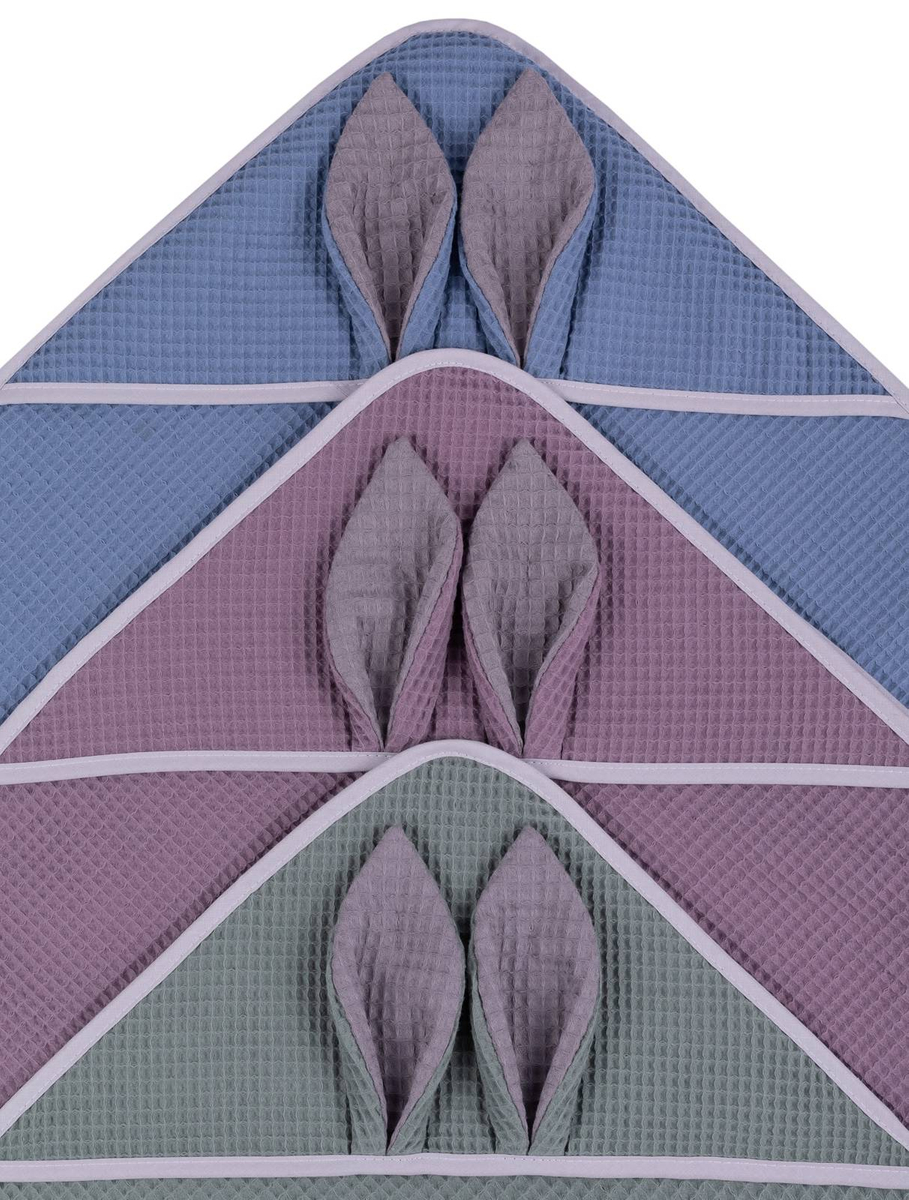 Okrycie kąpielowe WAFEL BUNNY 80X80 