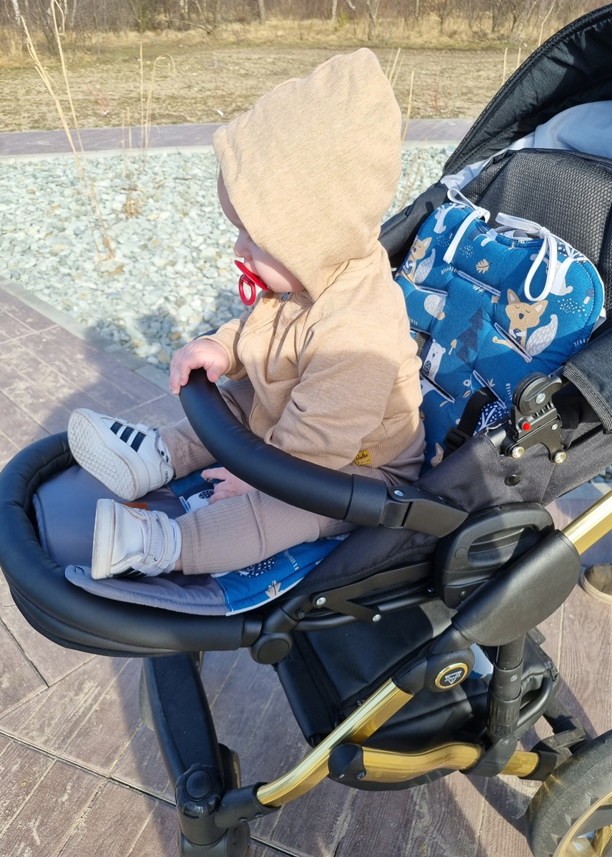 Wkładka do wózka VELVET - ZESTAW