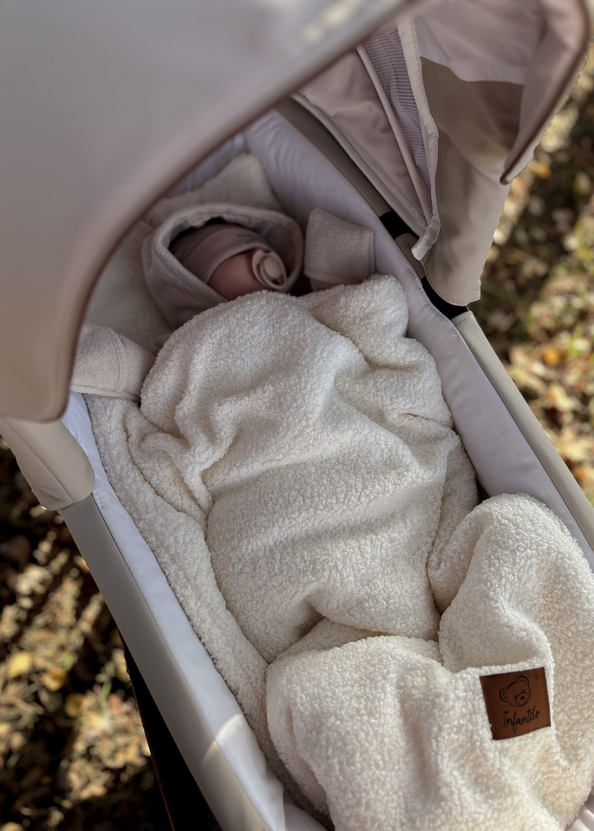 Pościel do wózka ocieplana BARANEK boucle