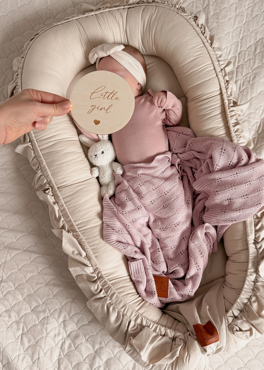 Kocyk bambusowy ażurowy 100% BAMBUS 