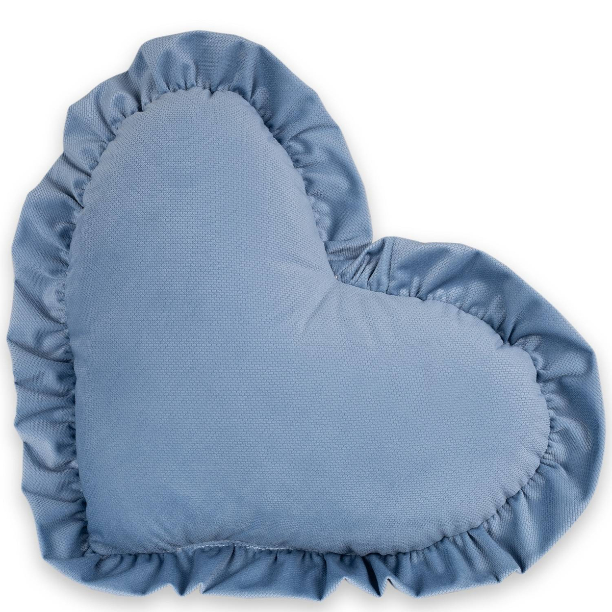 Poduszka dekoracyjna SERCE z falbanką VELVET