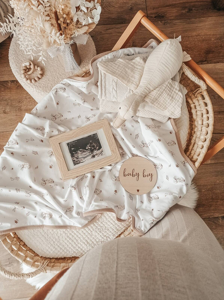 Kocyk letni BAWEŁNIANY 75x100cm