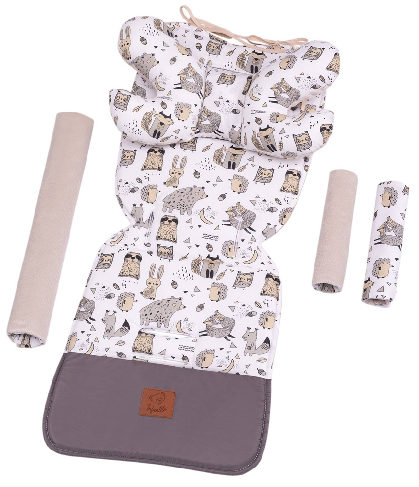 Wkładka do wózka VELVET - ZESTAW