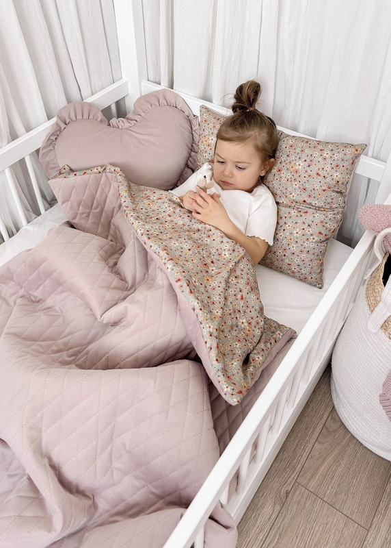 Koc przedszkolaka VELVET 100x135 + poduszka i worek