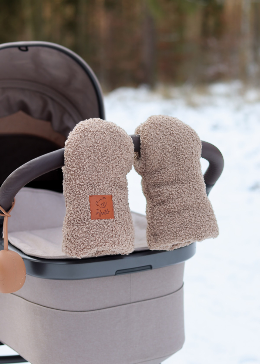 Rękawice do wózka BARANEK boucle