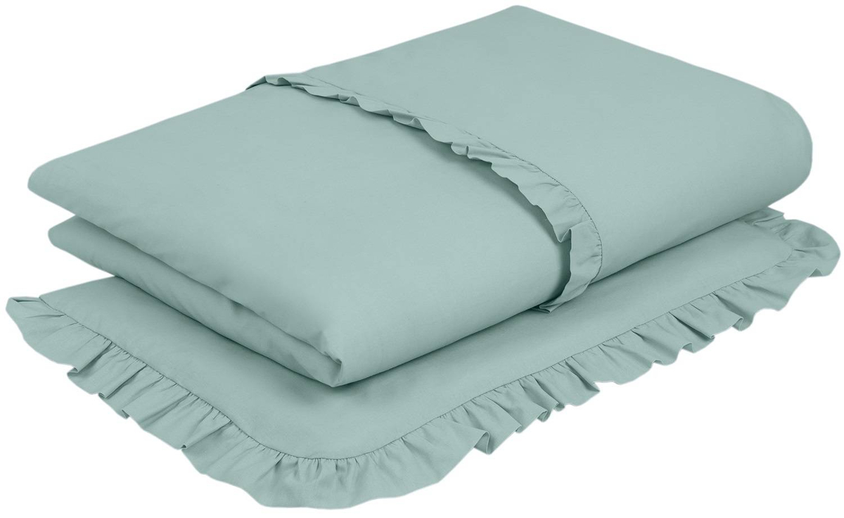 Pościel bawełniana 2-elementowa 100x135cm Z FALBANKĄ