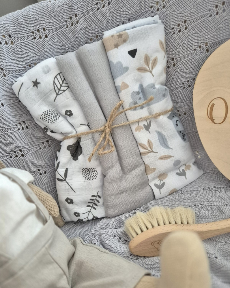 Pieluszki muślinowe 70x80cm - 3-PAK