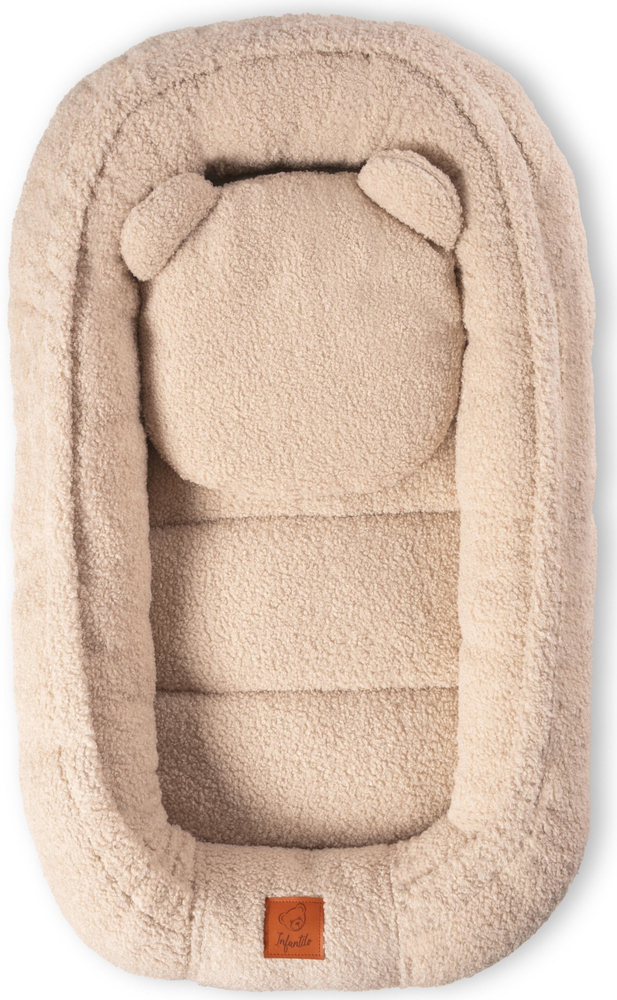 KOKON niemowlęcy BARANEK + poduszka MIŚ