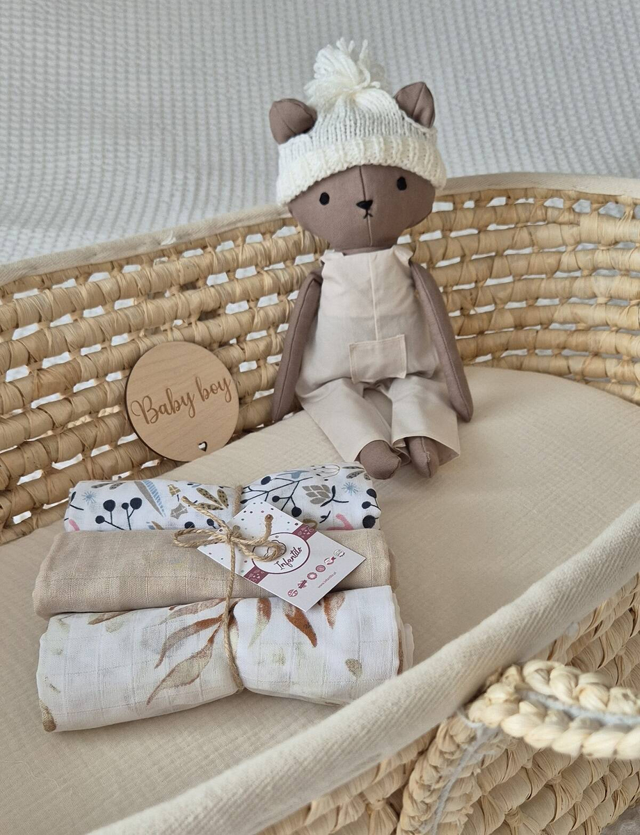 Pieluszki muślinowe 70x80cm - 3-PAK