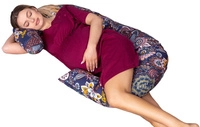 boho granatowe