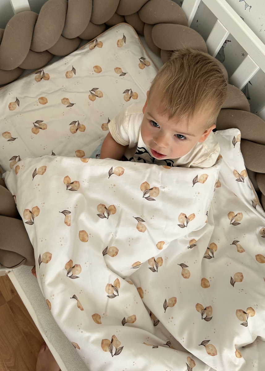 Pościel dziecięca do łóżeczka 100x135cm z wypustką 2elem