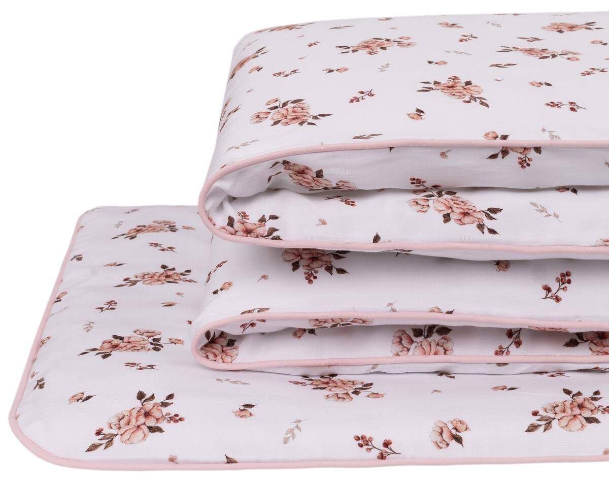 Pościel dziecięca do łóżeczka 100x135cm z wypustką 2elem 