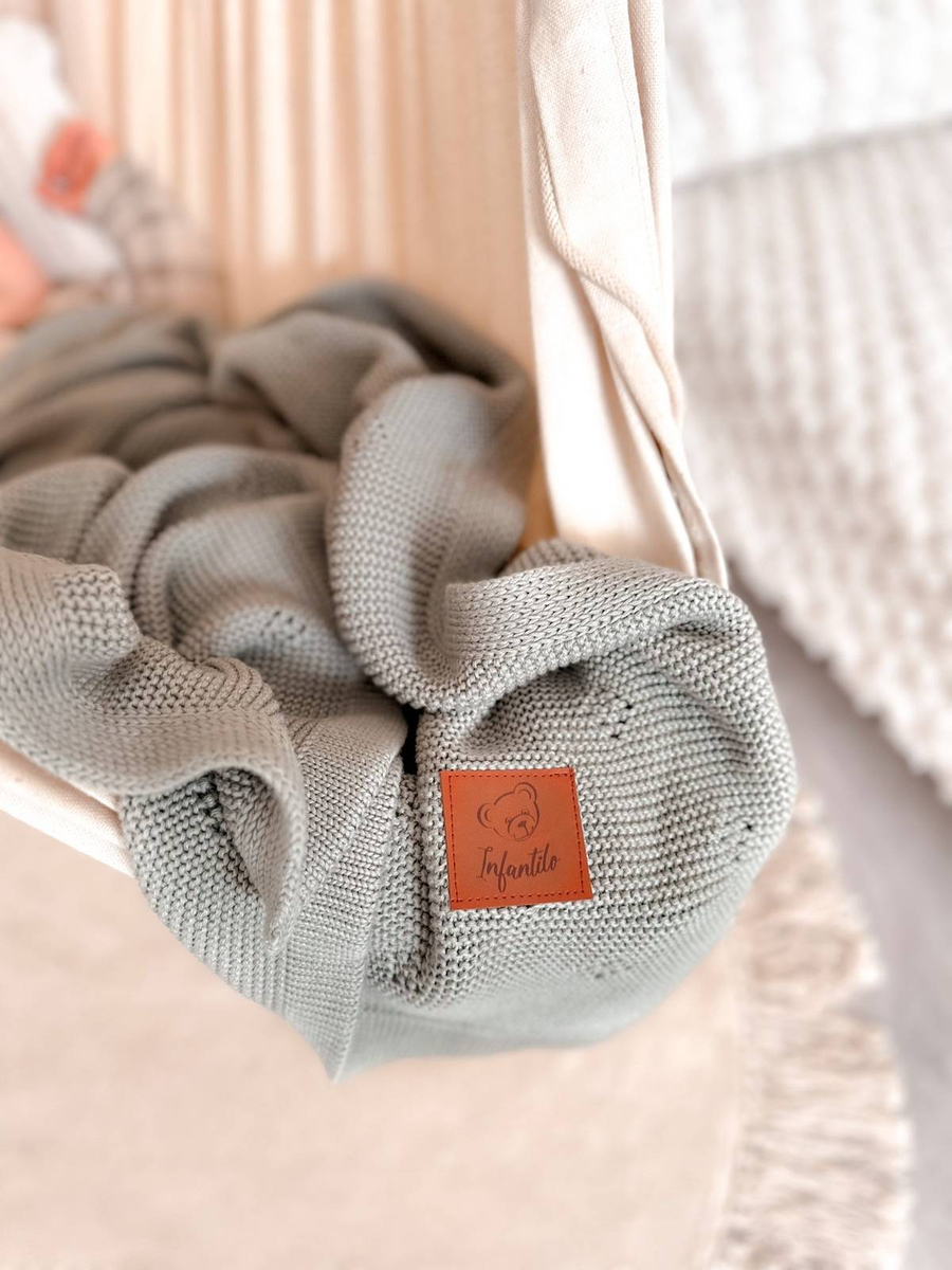 Kocyk dziany BAMBUSOWY DIAMOND 80x100