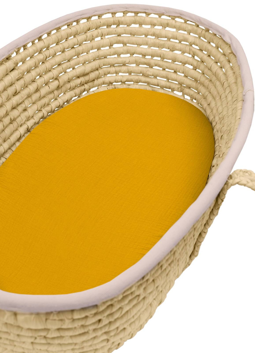 Prześcieradło do wózka gondoli muślinowe z gumką