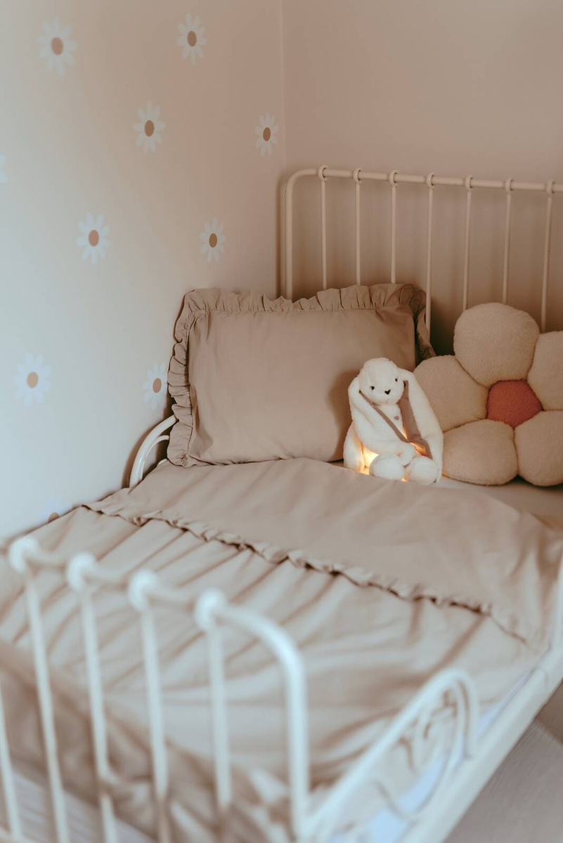 Pościel bawełniana 2-elementowa 100x135cm Z FALBANKĄ