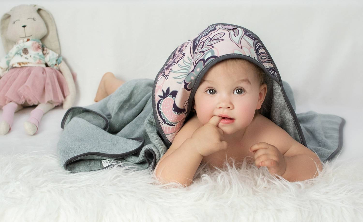 Okrycie kąpielowe BAMBUSOWE 100x100cm