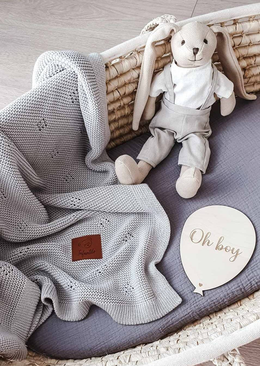 Kocyk dziany BAMBUSOWY DIAMOND 80x100