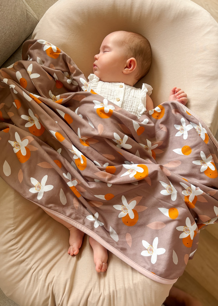 Kocyk letni BAWEŁNIANY 75x100cm