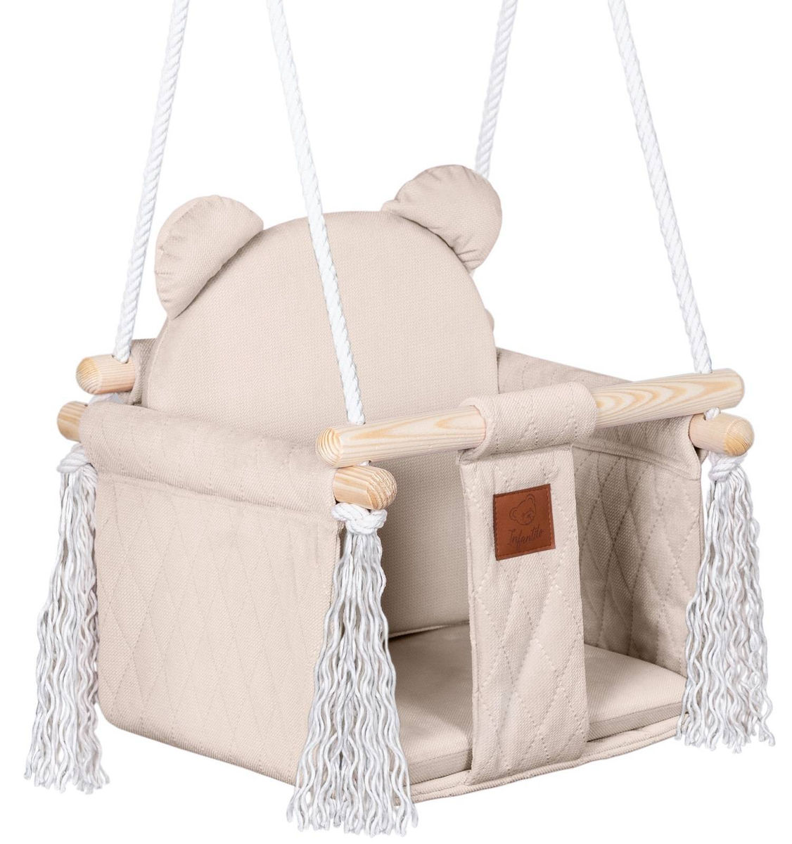 Huśtawka dla dzieci VELVET PIKOWANY