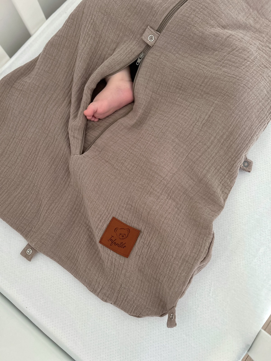 Śpiworek do spania muślinowy PREMIUM light