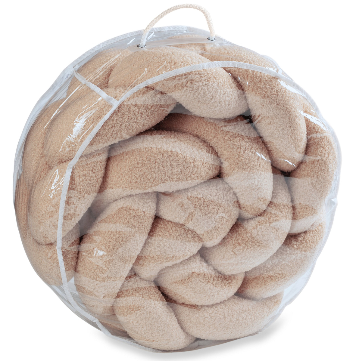 Ochraniacz WARKOCZ do łóżeczka BARANEK BOUCLE