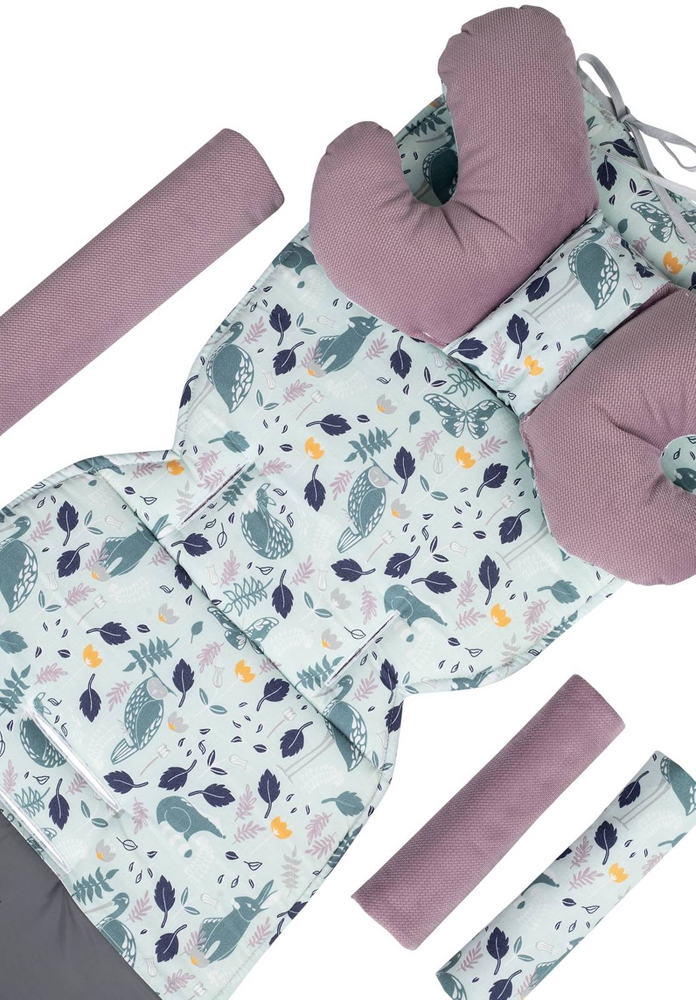 Wkładka do wózka VELVET - ZESTAW