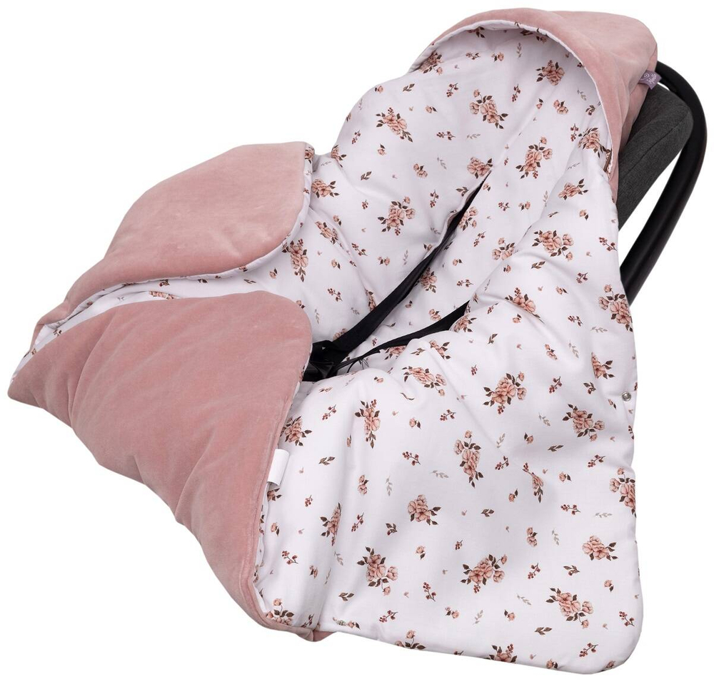 Kocyk z kapturkiem do fotelika WELUR 