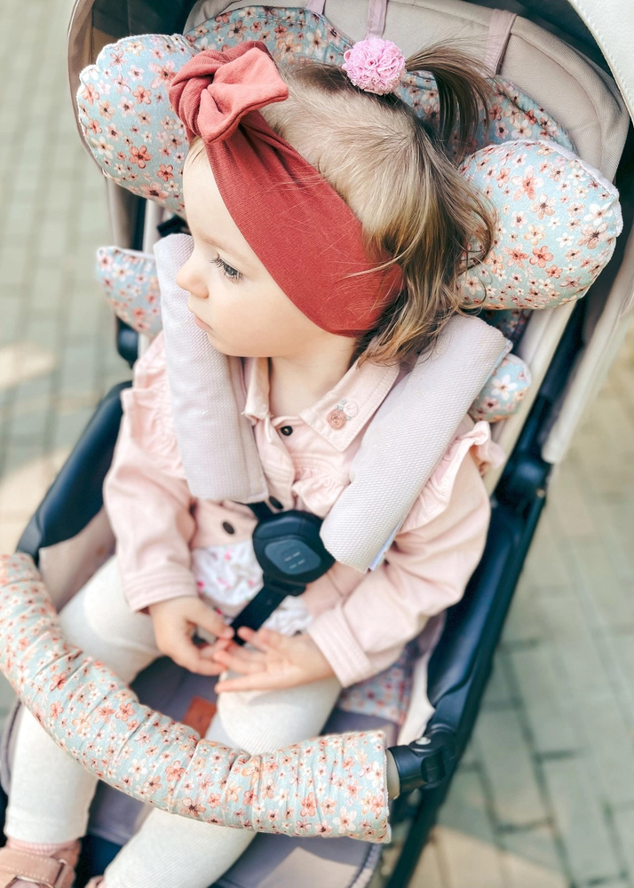 Wkładka do wózka VELVET - ZESTAW