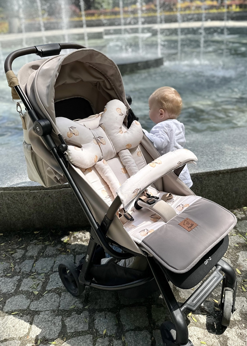 Wkładka do wózka VELVET - ZESTAW