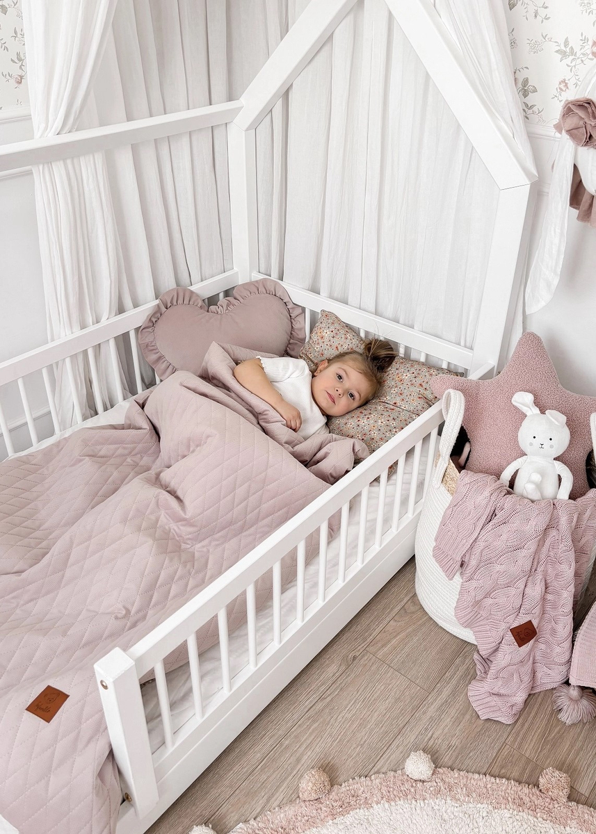 Koc przedszkolaka VELVET 100x135 + poduszka i worek