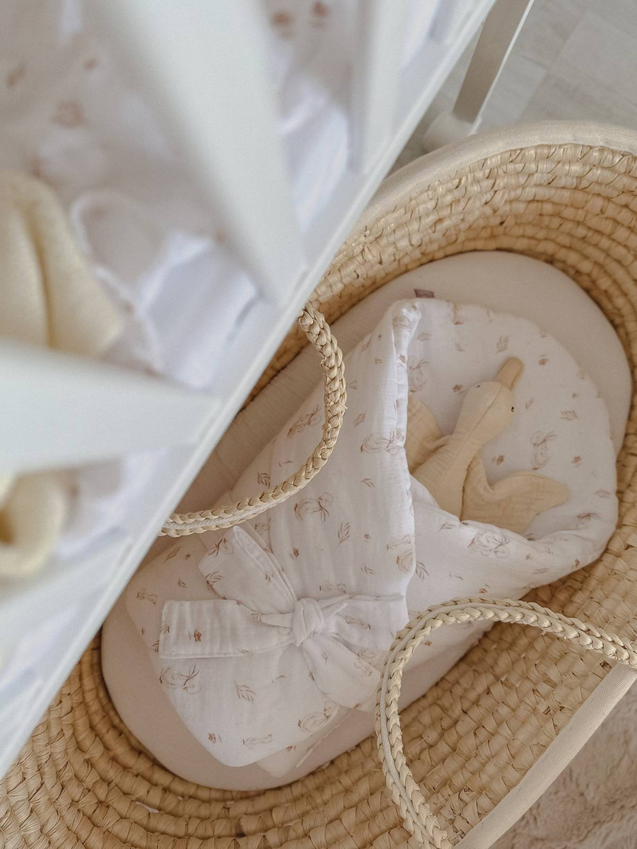 Rożek usztywniany MUŚLINOWY "MOMMY GOOSE"