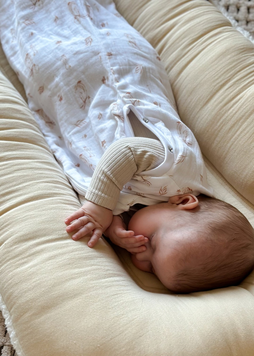 Śpiworek do spania muślinowy PREMIUM light MOMMY GOOSE