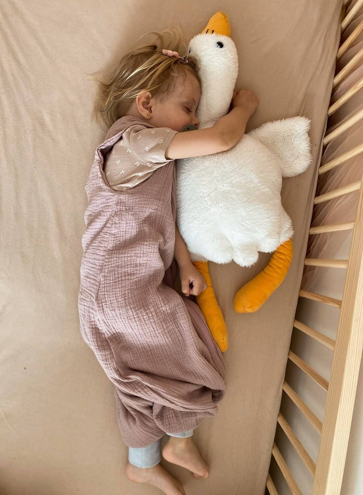 Śpiworek do spania muślinowy z nogawkami KIDS SOFT LIGHT